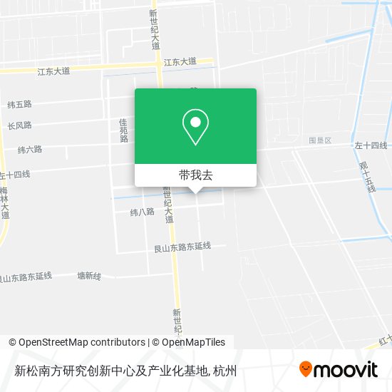 新松南方研究创新中心及产业化基地地图