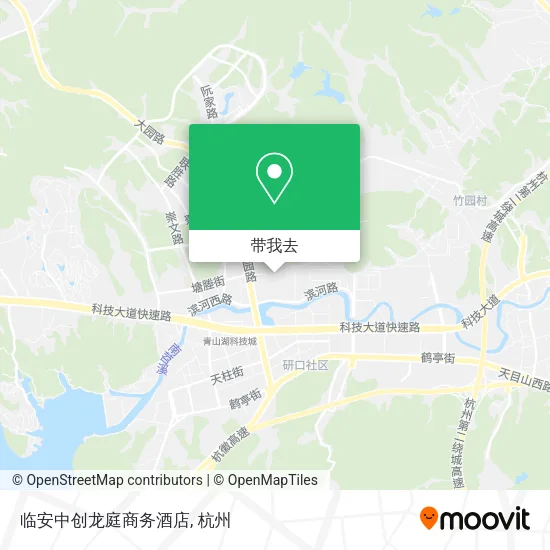 临安中创龙庭商务酒店地图