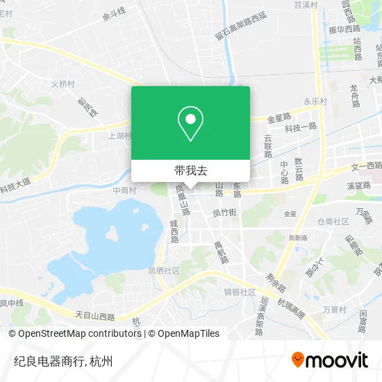 纪良电器商行地图