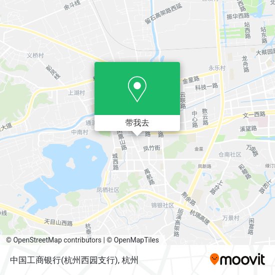 中国工商银行(杭州西园支行)地图