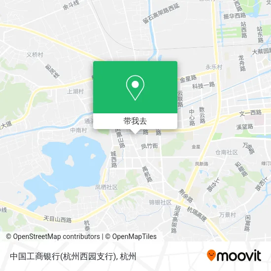 中国工商银行(杭州西园支行)地图