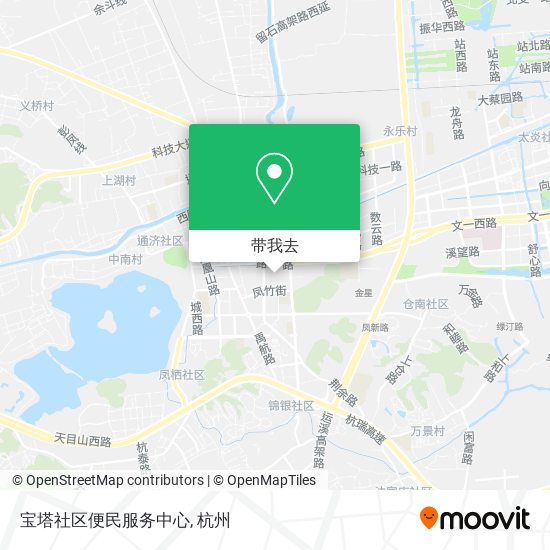 宝塔社区便民服务中心地图