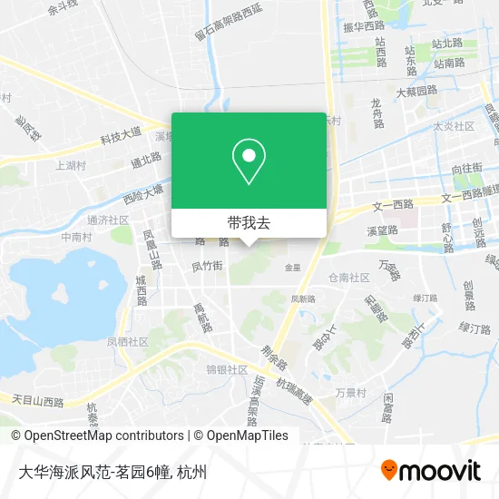 大华海派风范-茗园6幢地图