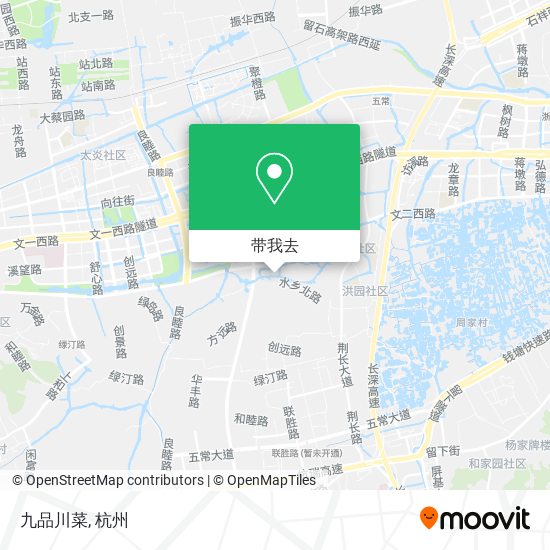 九品川菜地图