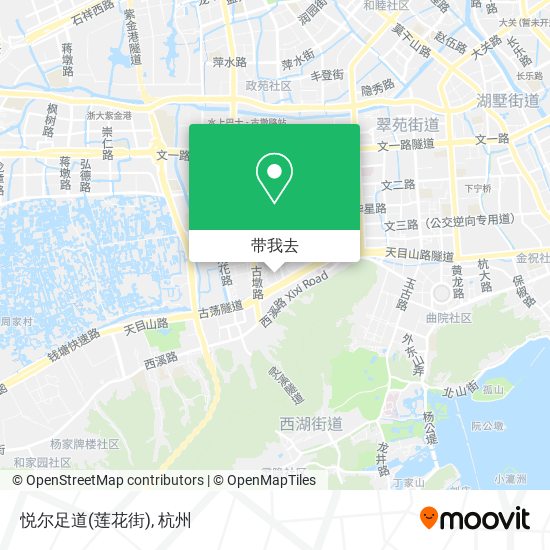 悦尔足道(莲花街)地图