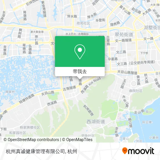 杭州真诚健康管理有限公司地图