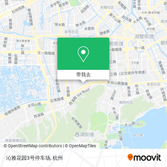 沁雅花园3号停车场地图
