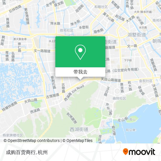成购百货商行地图