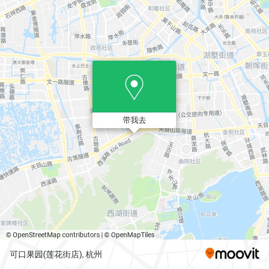 可口果园(莲花街店)地图