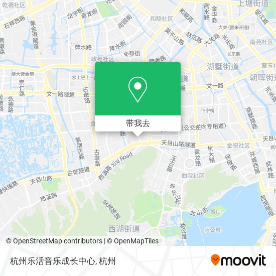 杭州乐活音乐成长中心地图