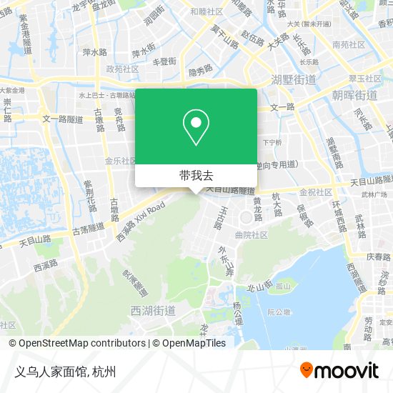 义乌人家面馆地图