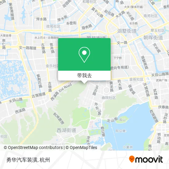 勇华汽车装潢地图