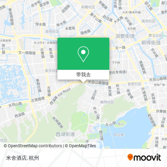 米舍酒店地图