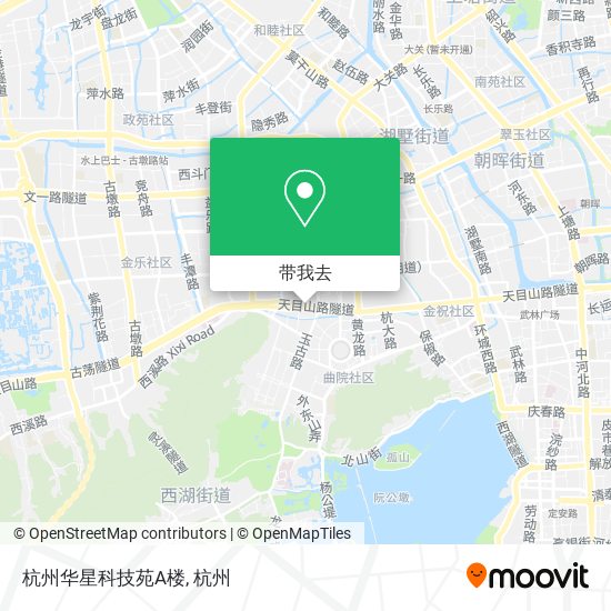 杭州华星科技苑A楼地图