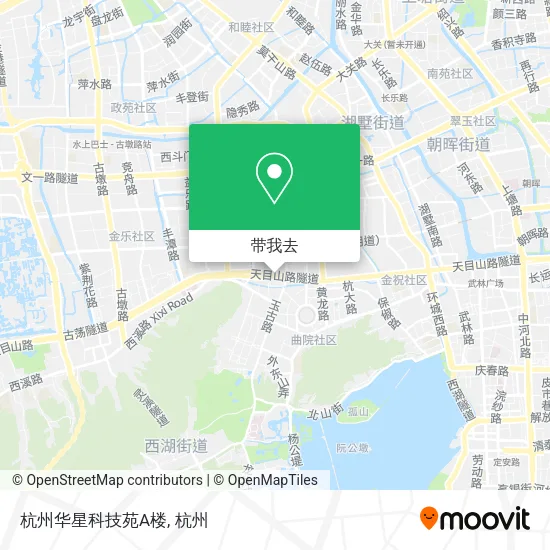 杭州华星科技苑A楼地图