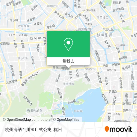 杭州海纳百川酒店式公寓地图