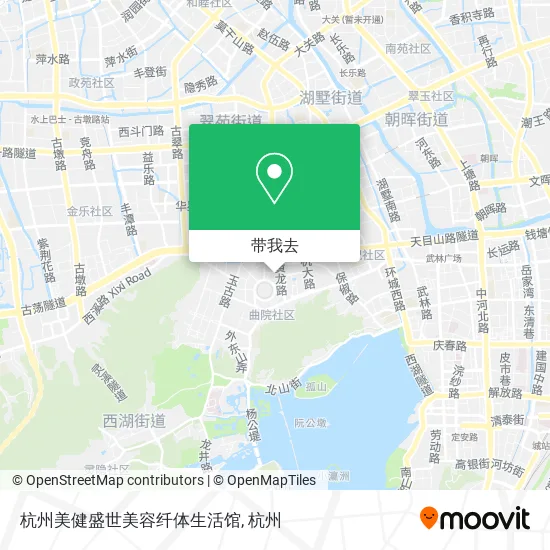 杭州美健盛世美容纤体生活馆地图