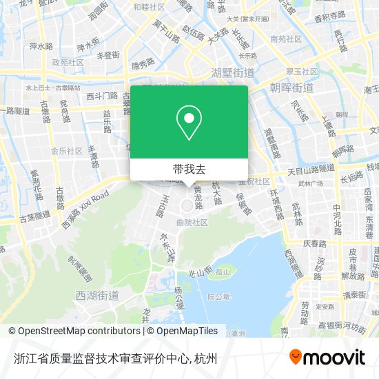 浙江省质量监督技术审查评价中心地图