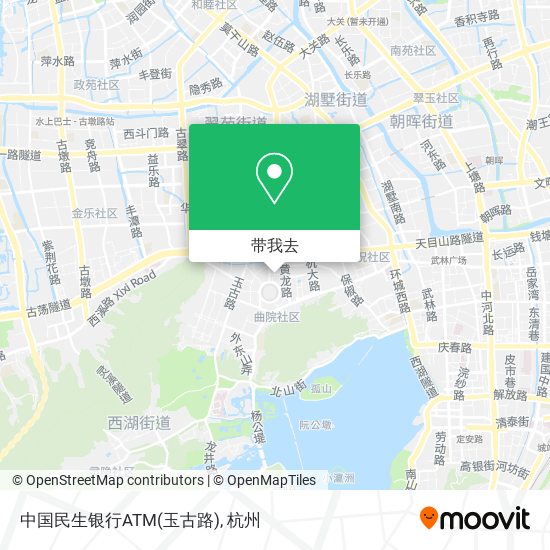 中国民生银行ATM(玉古路)地图