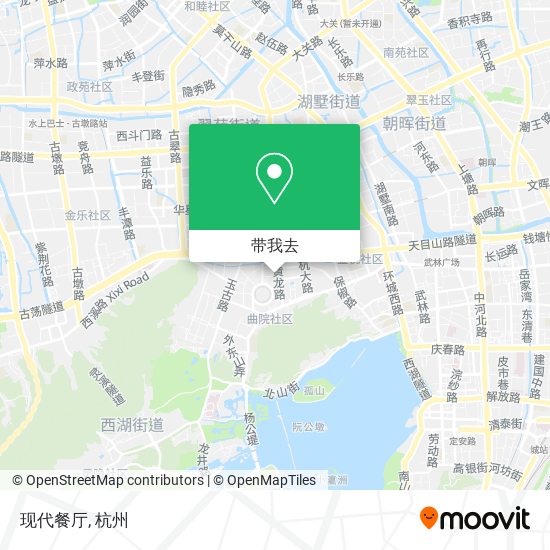 现代餐厅地图