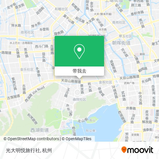 光大明悦旅行社地图