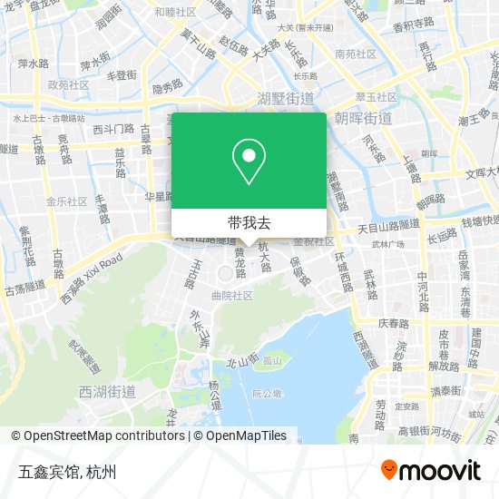 五鑫宾馆地图