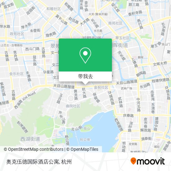 奥克伍德国际酒店公寓地图