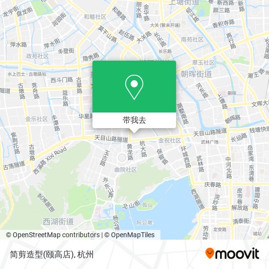 简剪造型(颐高店)地图