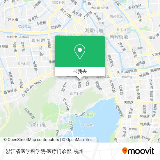 浙江省医学科学院-医疗门诊部地图