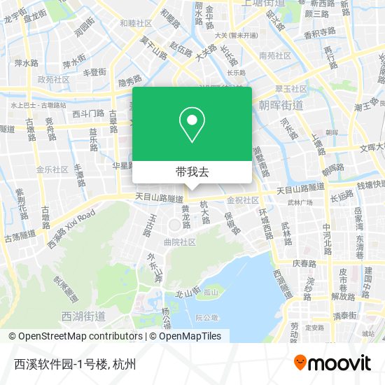 西溪软件园-1号楼地图