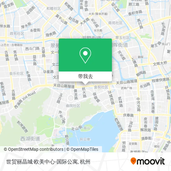 世贸丽晶城·欧美中心-国际公寓地图
