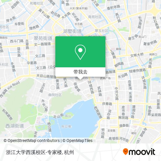 浙江大学西溪校区-专家楼地图