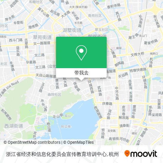 浙江省经济和信息化委员会宣传教育培训中心地图