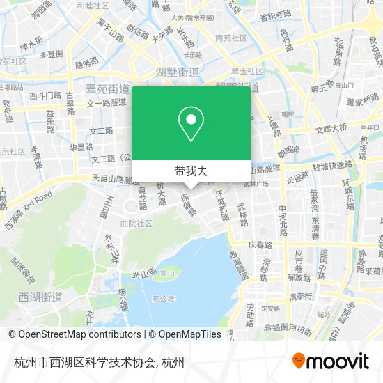 杭州市西湖区科学技术协会地图
