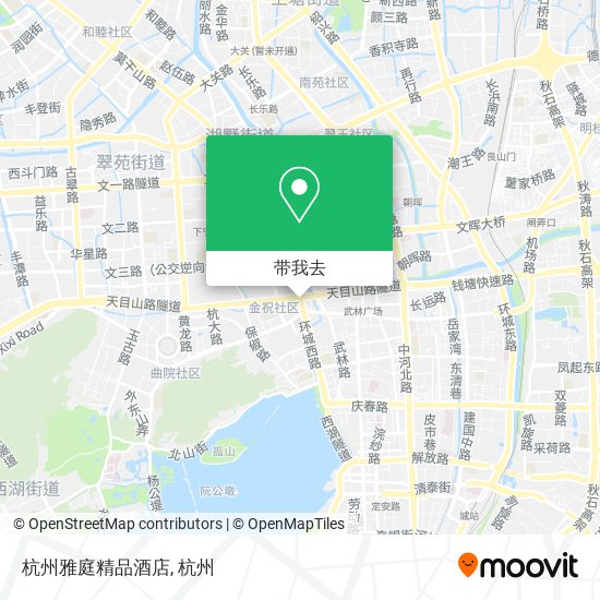 杭州雅庭精品酒店地图