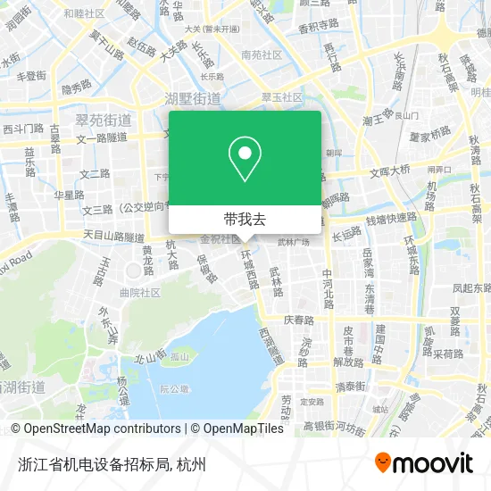 浙江省机电设备招标局地图