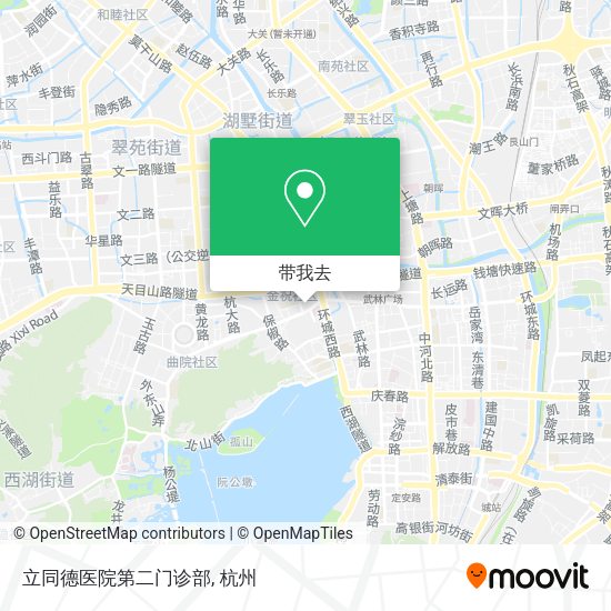立同德医院第二门诊部地图