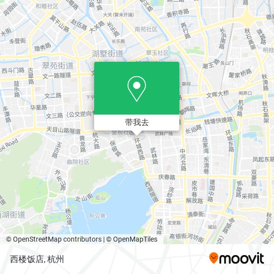 西楼饭店地图