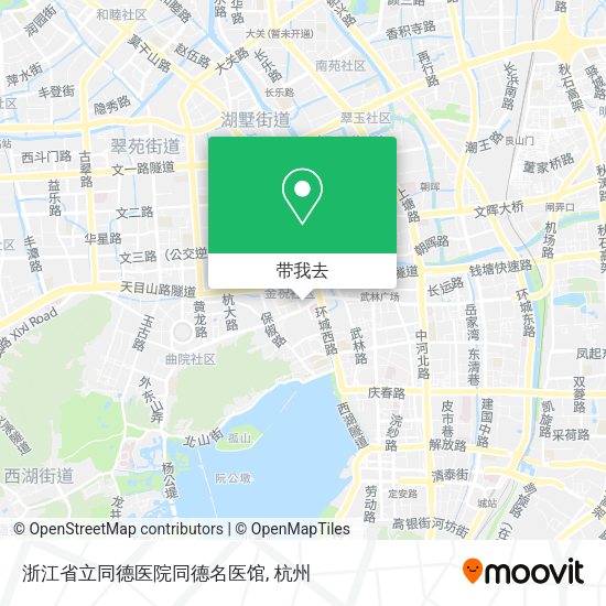 浙江省立同德医院同德名医馆地图