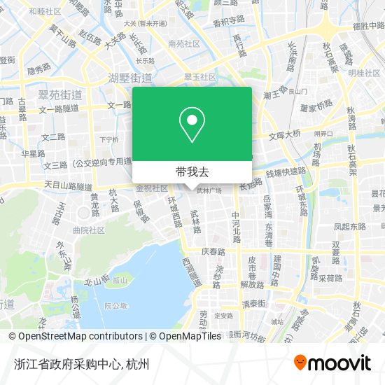 浙江省政府采购中心地图