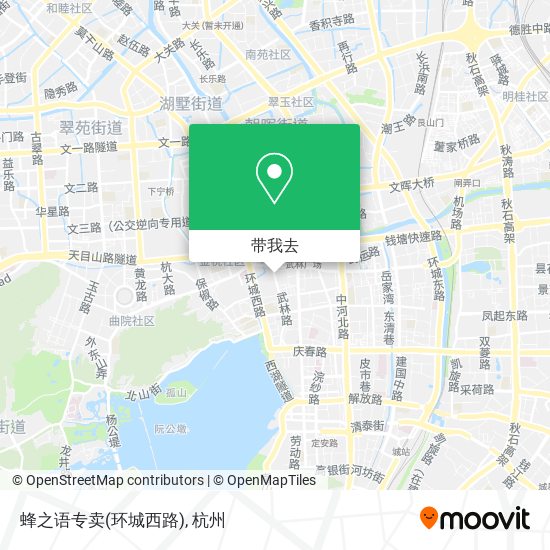 蜂之语专卖(环城西路)地图