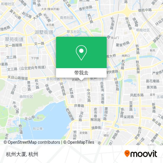 杭州大厦地图