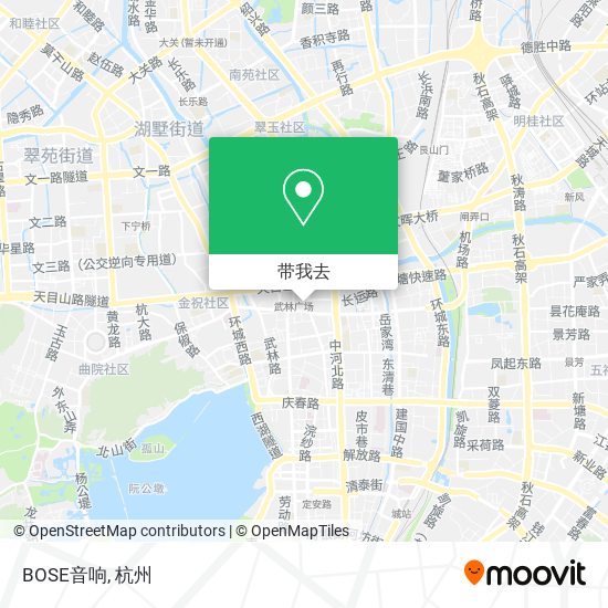 BOSE音响地图