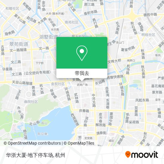 华浙大厦-地下停车场地图