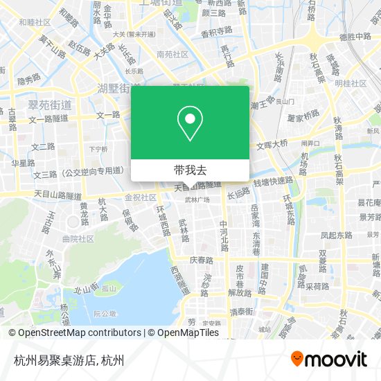 杭州易聚桌游店地图