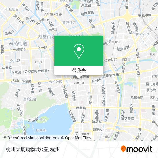 杭州大厦购物城C座地图