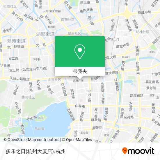 多乐之日(杭州大厦店)地图