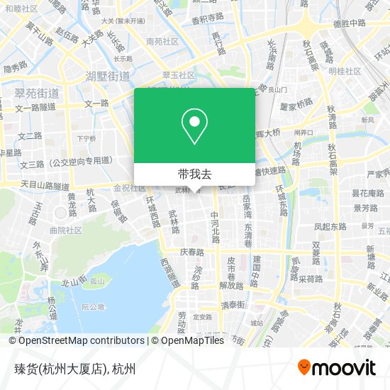 臻货(杭州大厦店)地图