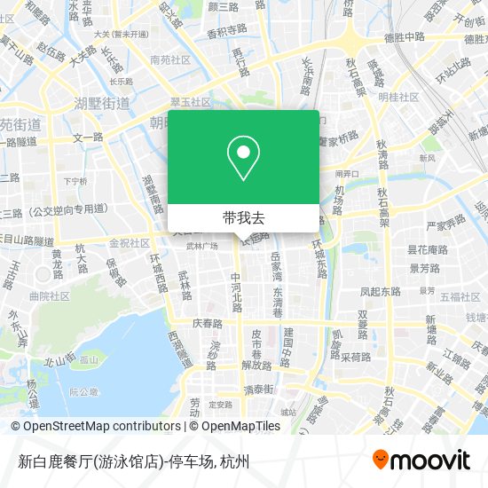 新白鹿餐厅(游泳馆店)-停车场地图