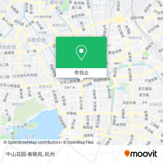 中山花园-春晓苑地图